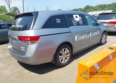 2016 Honda Odyssey Ex-L из США, поврежденный, VIN 5FNRL5H67GB148999